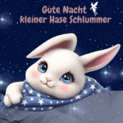 Gute Nacht Geschichten für Kinder mit Hase Schlummer 