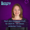 N046 Mach dein Instagram-Profil für 2025 fit - mit diesen einfachen Tricks Download