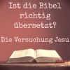 Die Versuchung Jesu
