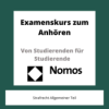 Examenskurs zum Anhören: Diebstahl, Wegnahme, Teil 2 - #68 Download