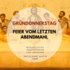 Evanglium und Predigt (Pfr. Christian Ott) | 17.04.25 | Gründonnerstag |Gem. Jerusalem Download