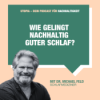 Wie gelingt nachhaltig guter Schlaf? Download