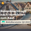 Immoscout Wohnbaromter Q4 2024: Warum jetzt der perfekte Zeitpunkt auf dem Immobilienmarkt ist! Download