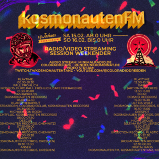 Dudes Collectiv - 14 Jahre Kosmonauten FM - 16.02.2025 (12.00 - 13.30 H)