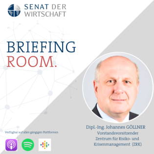 Risiko-, Sicherheits- und Krisenmanagement - Senator Johannes Goellner klärt darüber auf.