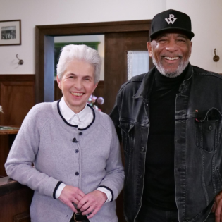 Mit Marie-Agnes Strack-Zimmermann und Ron Williams