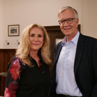 Mit Susanne Glass und Dietmar Bartsch