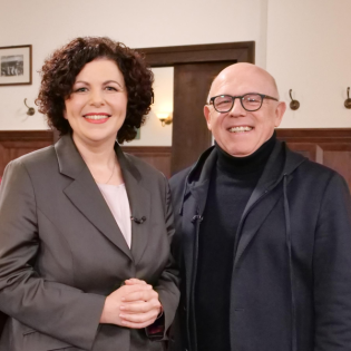 Mit Amira Mohamed Ali und Jürgen Kirner