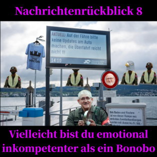 Nachrichtenrückblick 8: Vielleicht bist du emotional inkompetenter als ein Bonobo