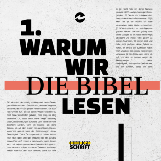 Die Heilige Schrift – #1 Warum wir die Bibel lesen – Lukas Herbst