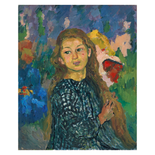 Giovanni Giacometti, Bildnis Ottilia Giacometti, 1912
