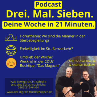 Wo sind die Männer bei der Sterbebegleitung? | Freiwilligkeit auf der Straße | CDU & Hellmuth