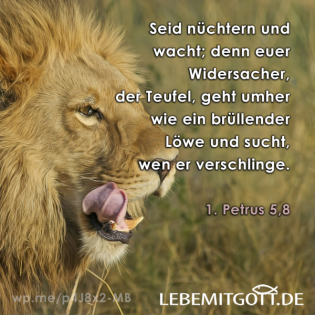 Seid nüchtern und wach!