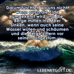 Darum fürchten wir uns nicht…