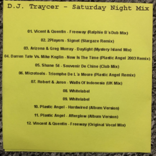 Traycer´s Saturday Night Mix (2004)
