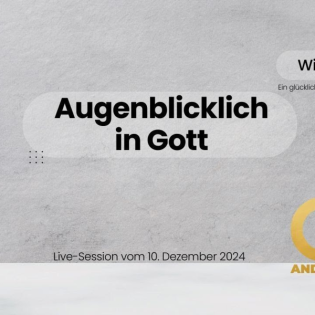 Augenblicklich in Gott - EKIW Session auf Aleph mit Andrea Hanheide