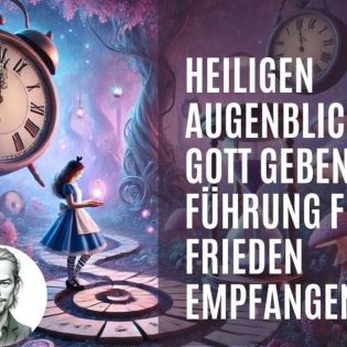 366 Diesen heiligen Augenblick möchte ich DIR geben - Hab Du die Führung - Denn DIR möchte ich...