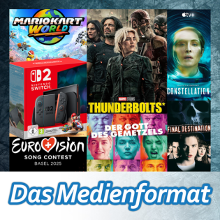 Das Medienformat #57: Switch 2 oder Switch Pro? Mario Kart World, Thunderbolts*, ESC, Snipd uvm!