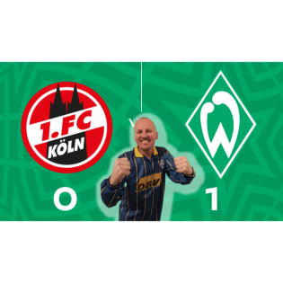 1. FC Köln vs. Werder Bremen | 22. Spieltag | 0:1 | Spielbericht