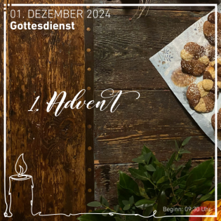 Gottesdienst 1. Advent