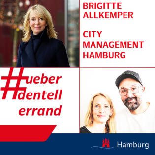 #ueberdentellerrand - Der Podcast. #82 mit Brigitte Allkemper, City Management Hamburg