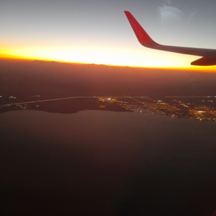 Ich zocke subway surfers im Flugzeug