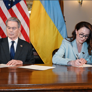 USA und Ukraine einigen sich auf Rohstoffabkommen