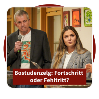 Bostudenzelg: Fortschritt oder Fehltritt? [Abstimmungspodium]