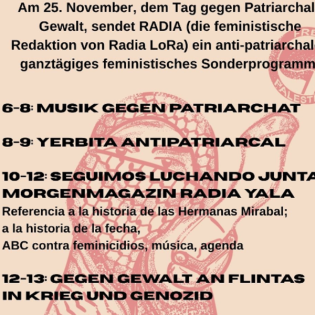 Gedichte und Musik gegen Gewalt and FLINTA in Genozid, 2025.11.25