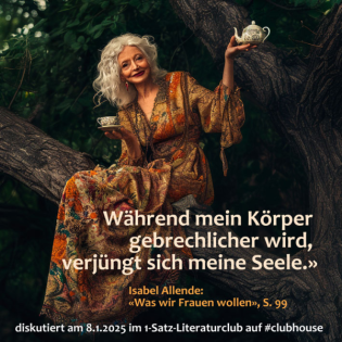 «Während mein Körper gebrechlicher wird, verjüngt sich meine Seele.»