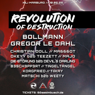 DIE STÖRUNG b2b DEVIL'S DARLING | REVOLUTION OF DESTRUCTION | KULTURHAUS KILI - MARBURG