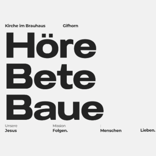 Höre; Bete, Baue