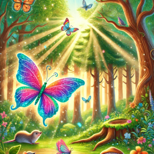 Die Abenteuer von Lila, dem Schmetterling