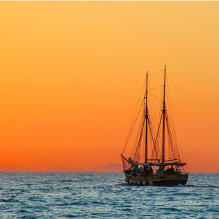 Als Erster mit dem Schiff nach Indien