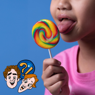 Kann man beim Fallschirmspringen einen Lolli lutschen?