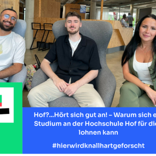 #42 Podcast Takeover mit Liam Gockscha und Freddy Lonke: Hof?...Hört sich gut an! – Warum sich ein Studium an der Hochschule Hof für dich lohnt #hierwirdknallhartgeforscht