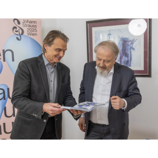 Roland Geyer, Intendant des Johann Strauss Jahrs 2025 im ZEITGESPRÄCH 101 mit Gerhard Schmid