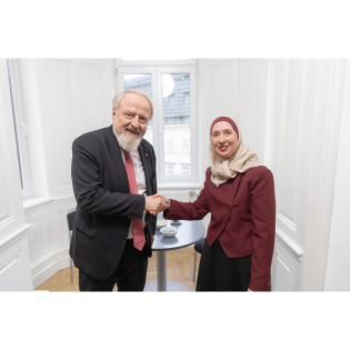 Carla Amina Baghajati im ZEITGESPRÄCH 113 mit Gerhard Schmid