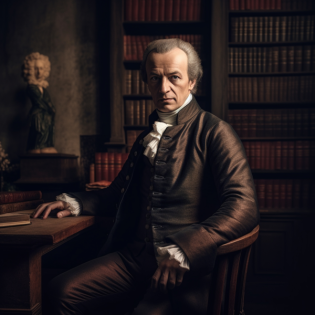 इम्मानुएल कांट, (१७२४-१८०४), जर्मन दार्शनिक