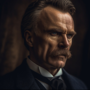 Friedrich Nietzsche, (1844-1900), deutscher Philosoph