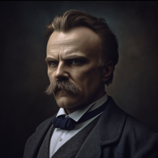 Friedrich Nietzsche, (1844-1900), deutscher Philosoph
