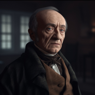 Auguste Comte, (1798-1857), französischer Philosoph