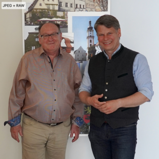 Josef Weilhammer, Gestalter der Europa-Berufsschule-Weiden bei Benjamin Zeitler.