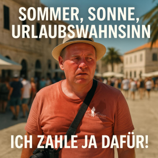 Sommer, Sonne, Urlaubswahnsinn - Ich zahle ja dafür!