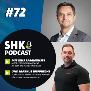 Der SHK Podcast #72 – Dimplex System C: Wärmepumpenlösungen für die Wohnungswirtschaft