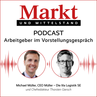 Mit Michael Müller, Gründer der Lila Logistik SE