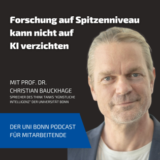 „Wer auf Spitzenniveau forschen will, kann auf KI nicht verzichten“ - Christian Bauckhage