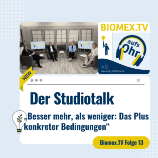Der Studiotalk #13: "Besser mehr, als weniger: Das Plus konkreter Bedingungen"