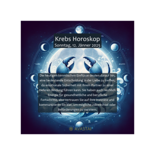 Krebs Horoskop für den Sonntag, 12. Jänner 2025: