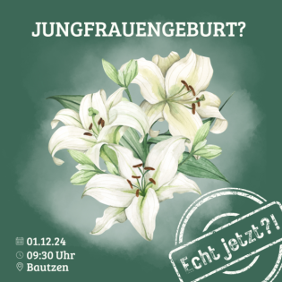 Jungfrauengeburt? – Echt jetzt? | Predigt von Alf Mudrich